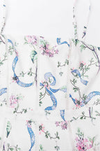 Tasmin Midi Dress - White Floral Avalabel