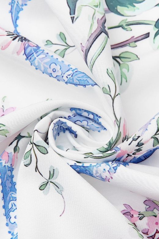 Tasmin Midi Dress - White Floral Avalabel