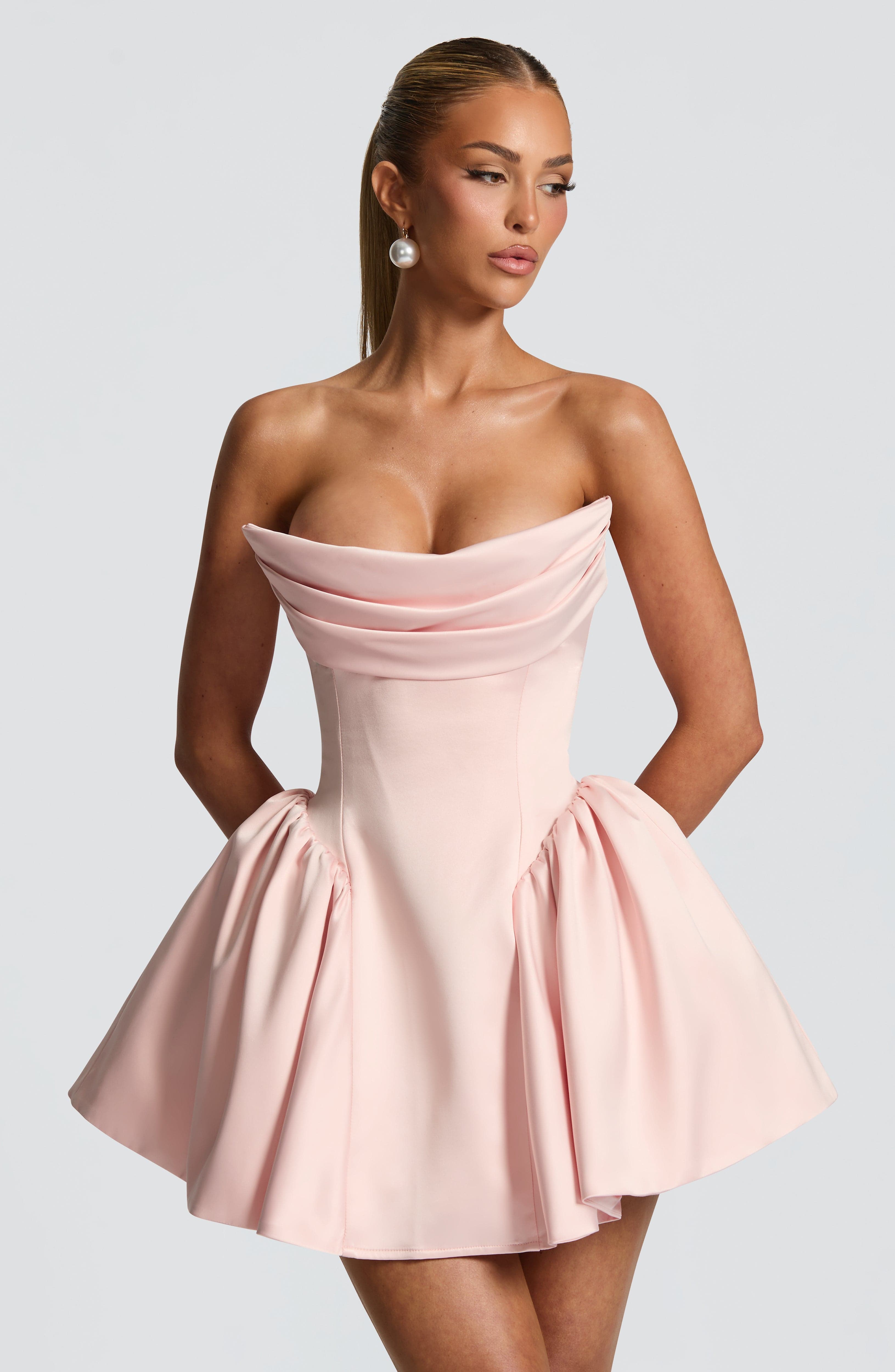 Trinity Mini Dress - Blush Avalabel