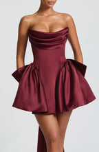 Trinity Mini Dress - Cherry Lacquer Avalabel