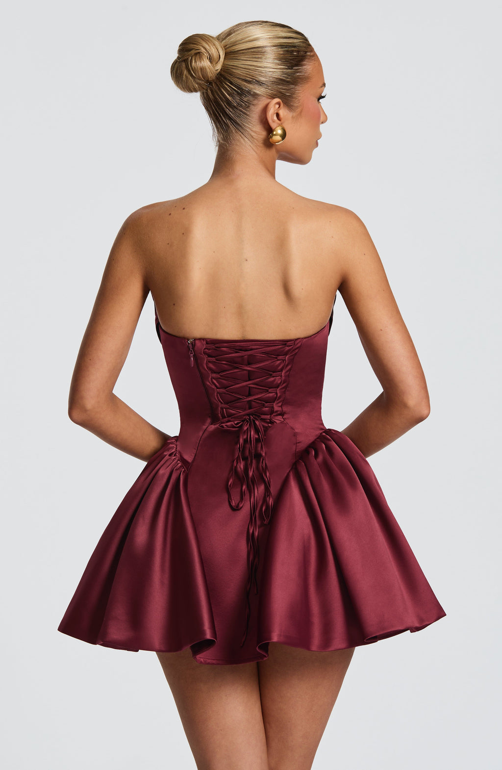 Trinity Mini Dress - Cherry Lacquer Avalabel