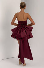 Trinity Mini Dress - Cherry Lacquer Avalabel