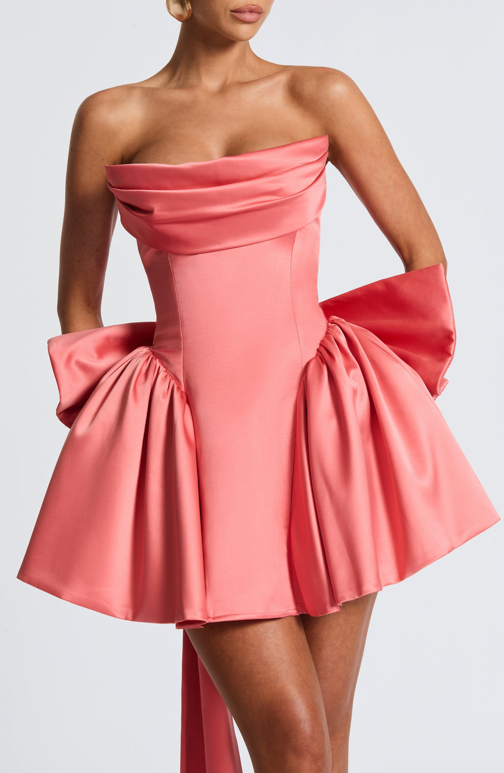Trinity Mini Dress - Coral Pink Avalabel