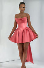Trinity Mini Dress - Coral Pink Avalabel