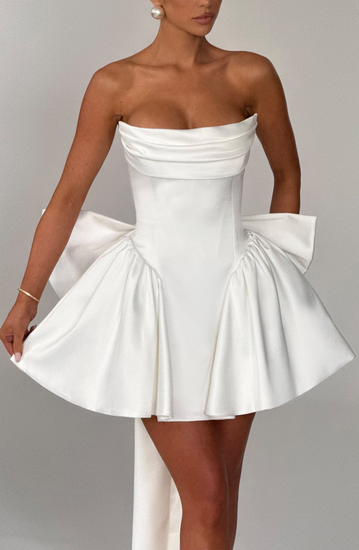 Trinity Mini Dress - Ivory Avalabel