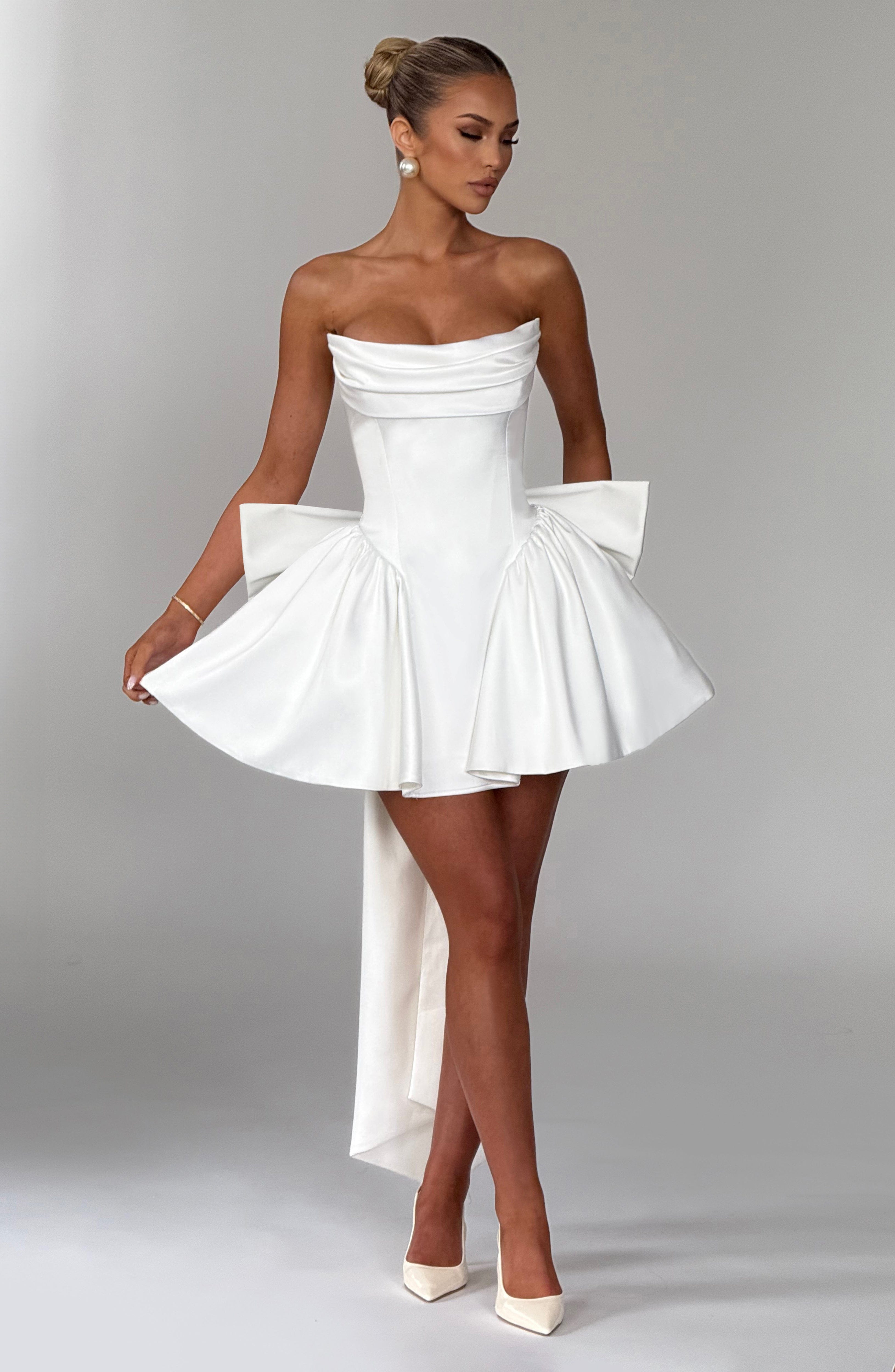 Trinity Mini Dress - Ivory Avalabel