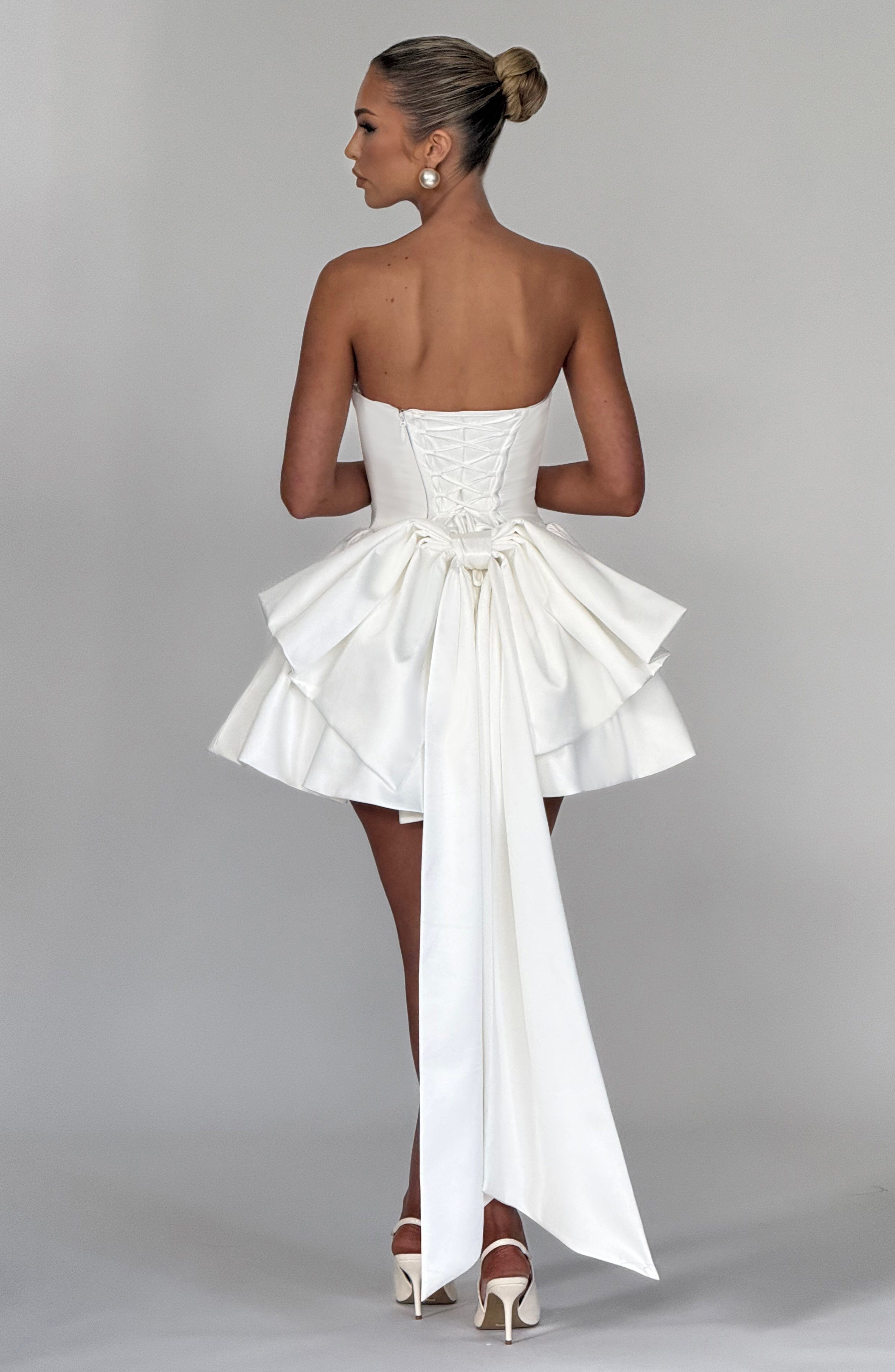 Trinity Mini Dress - Ivory Avalabel