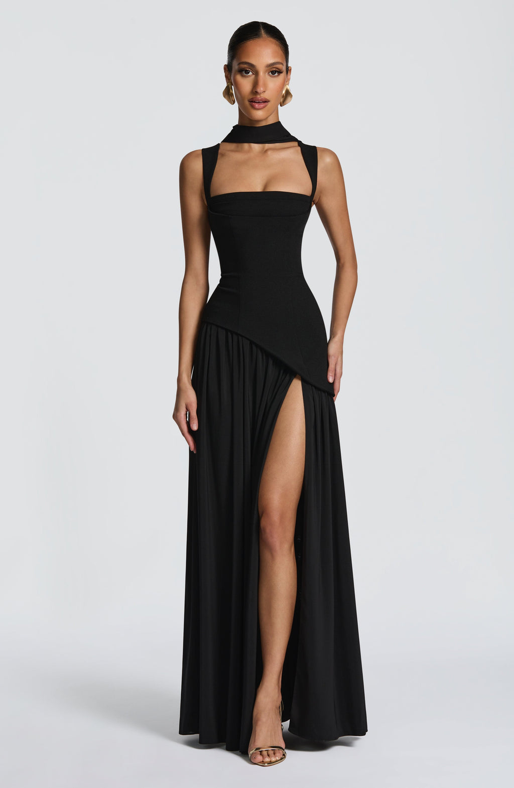 Tullulah Maxi Dress - Black Avalabel