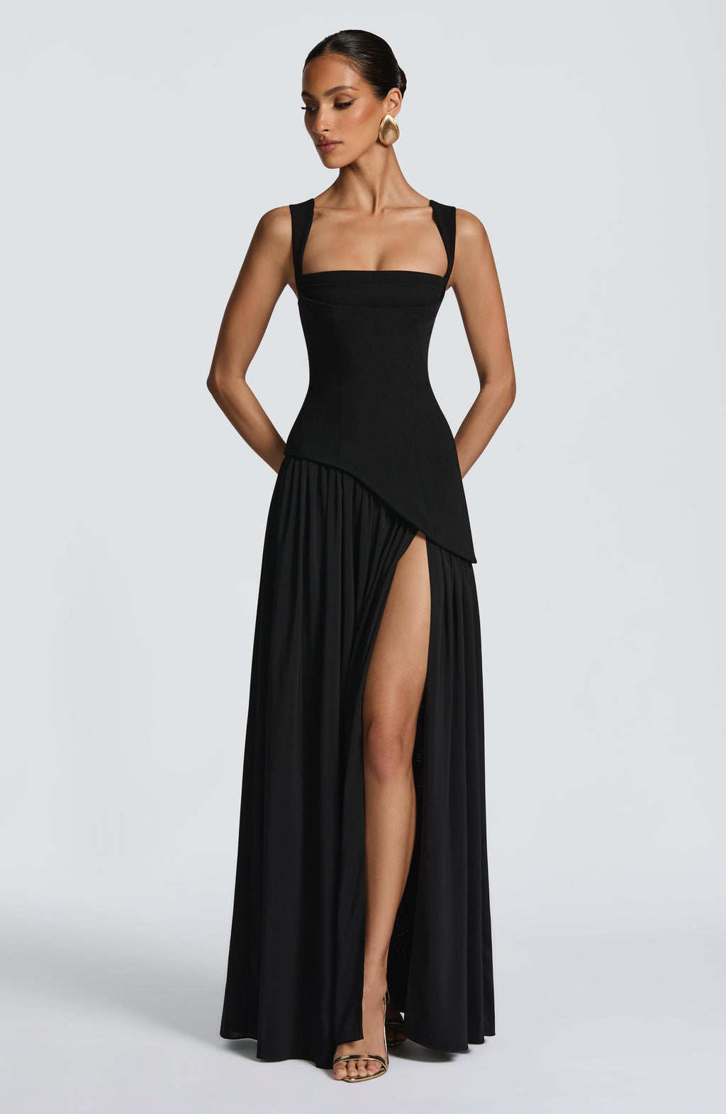 Tullulah Maxi Dress - Black Avalabel