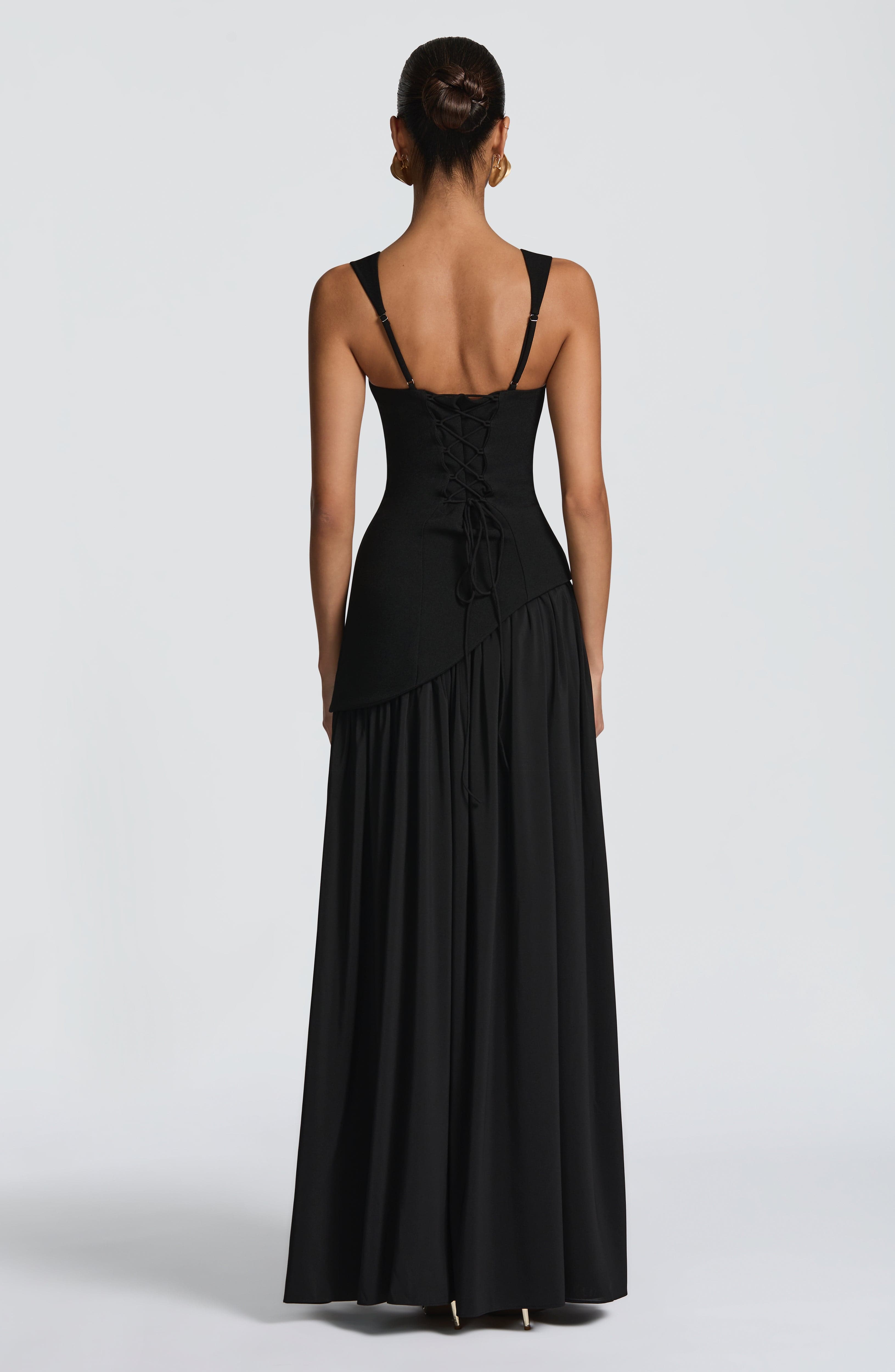 Tullulah Maxi Dress - Black Avalabel