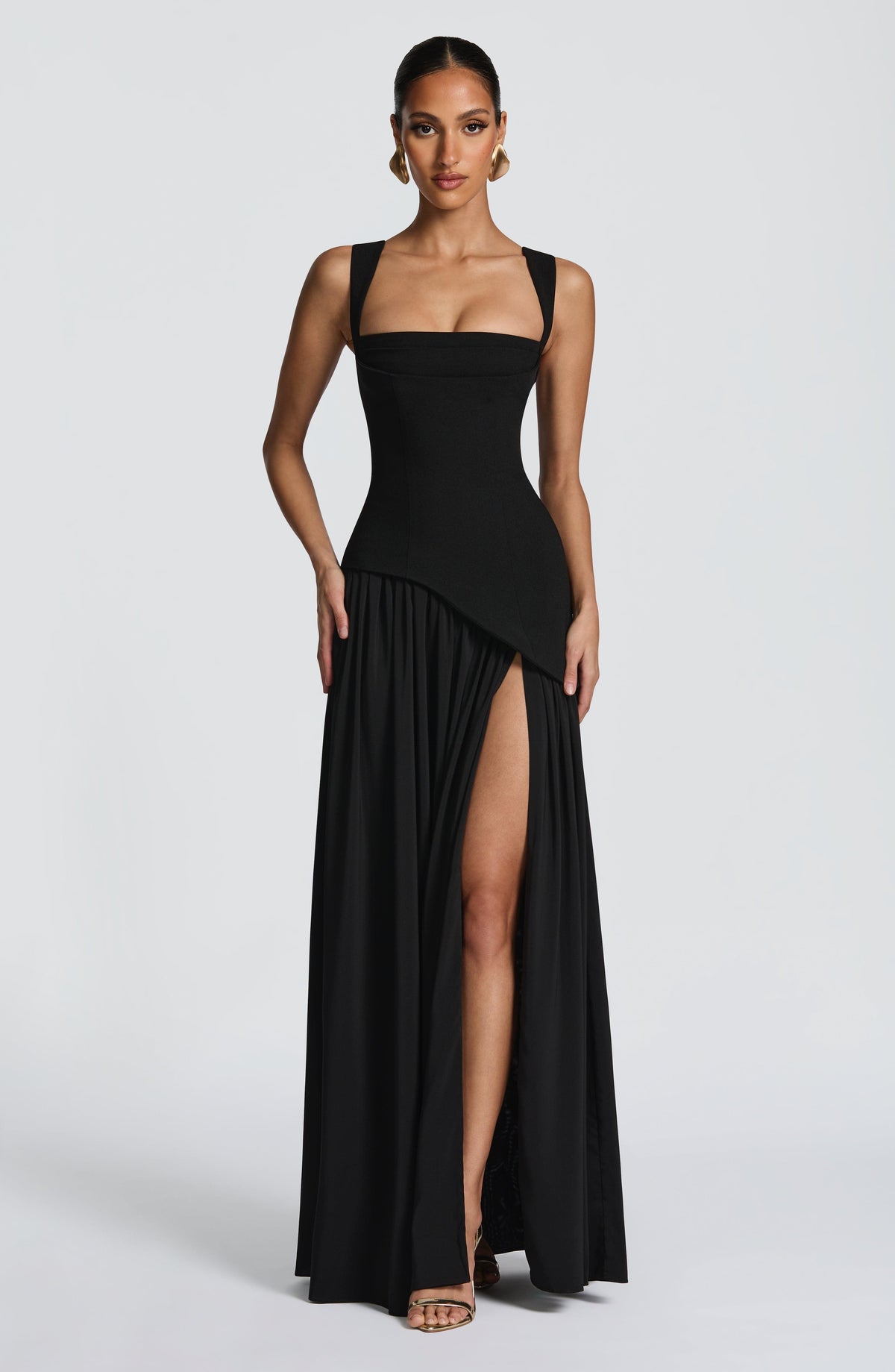 Tullulah Maxi Dress - Black Avalabel
