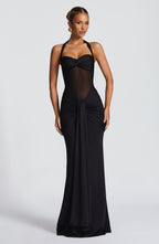 Vixen Maxi Dress - Black Avalabel
