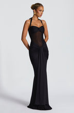 Vixen Maxi Dress - Black Avalabel