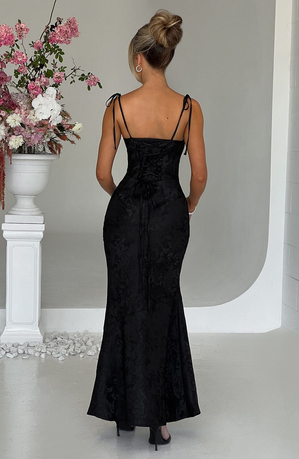Whitney Maxi Dress - Black Avalabel
