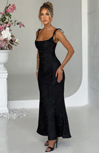 Whitney Maxi Dress - Black Avalabel