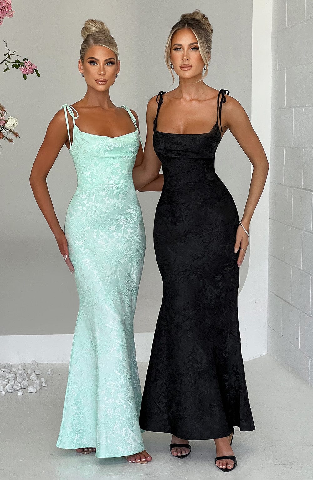Whitney Maxi Dress - Black Avalabel