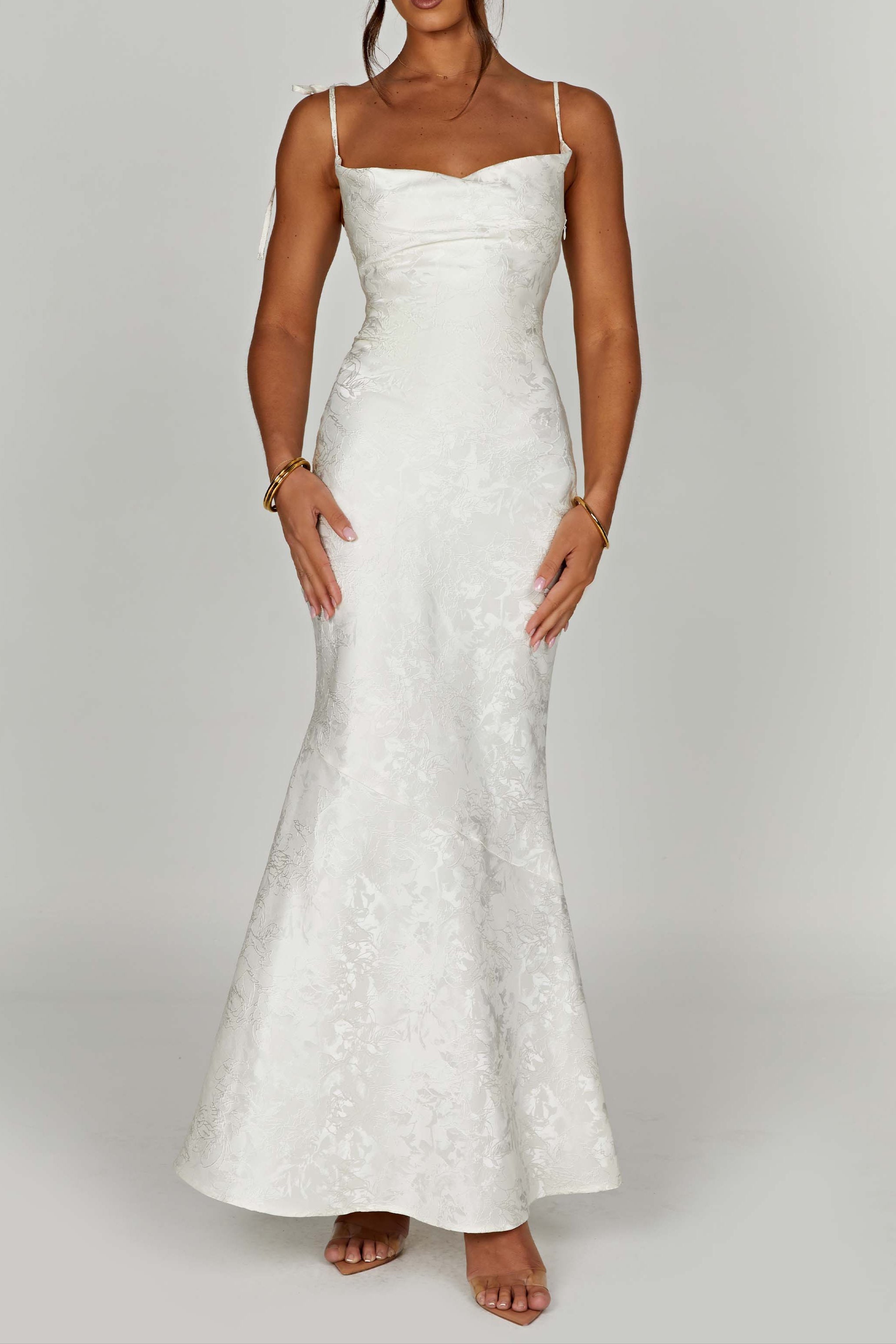 Whitney Maxi Dress - Ivory Avalabel