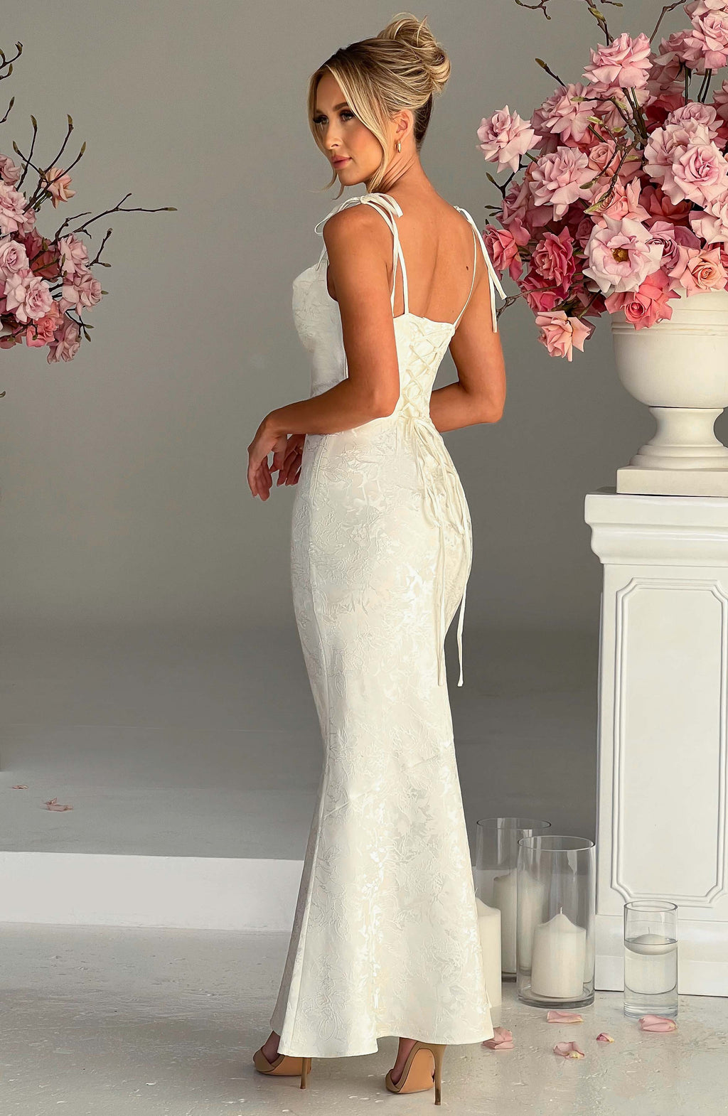 Whitney Maxi Dress - Ivory Avalabel