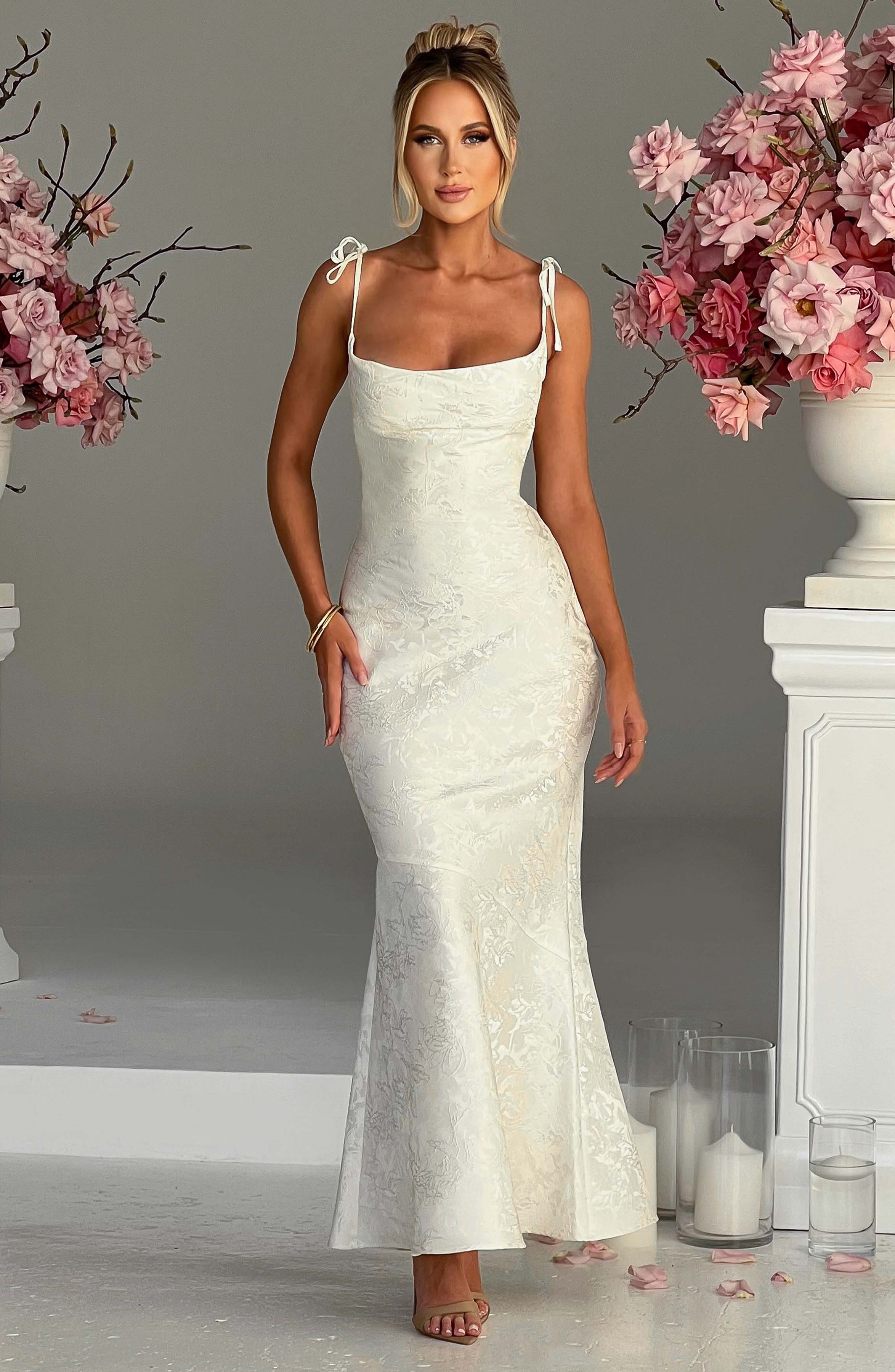 Whitney Maxi Dress - Ivory Avalabel