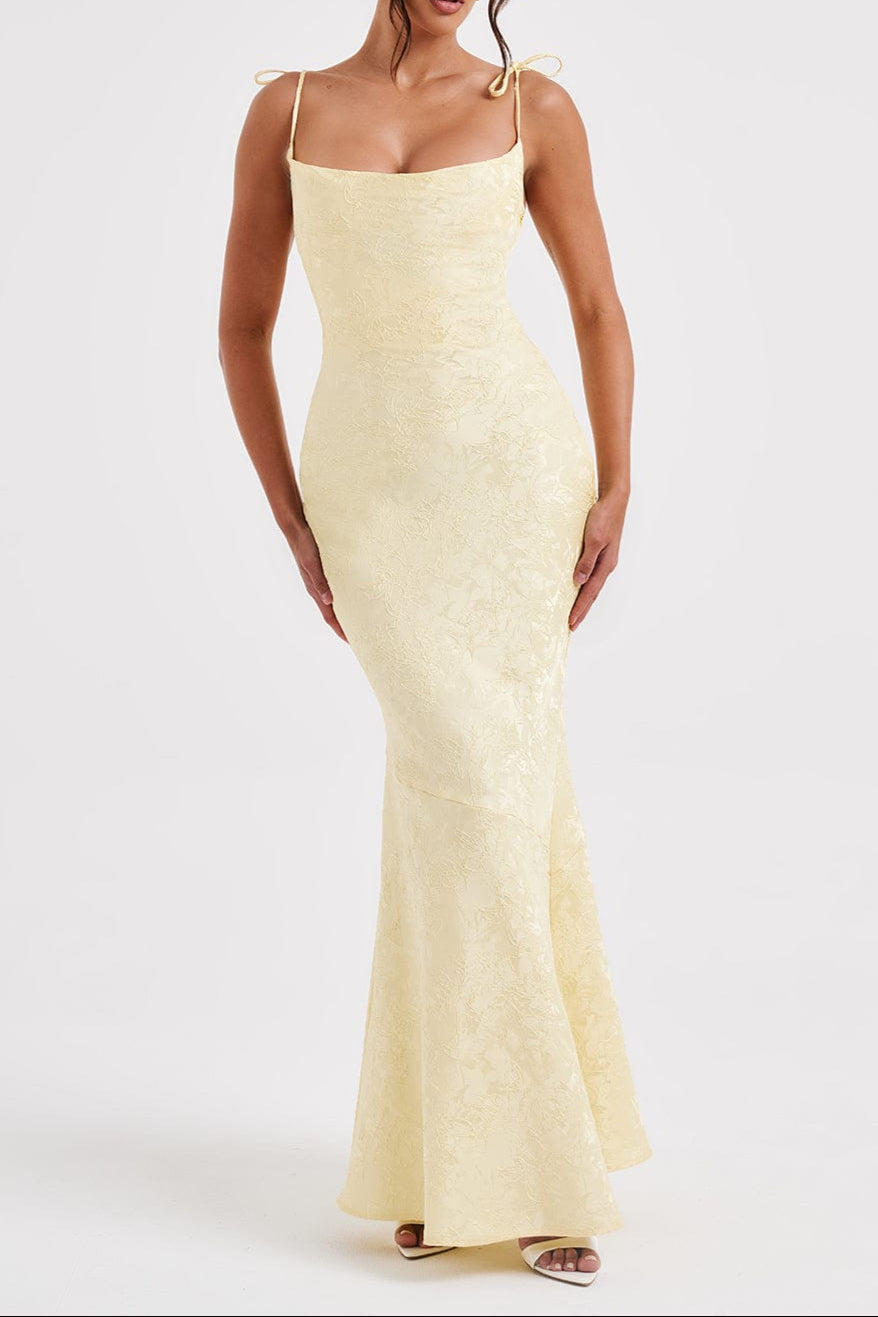 Whitney Maxi Dress - Lemon Avalabel
