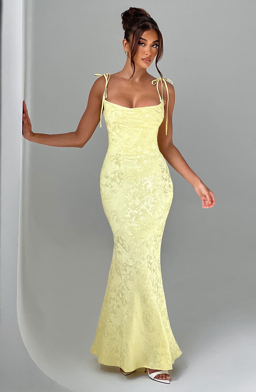 Whitney Maxi Dress - Lemon Avalabel