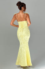 Whitney Maxi Dress - Lemon Avalabel