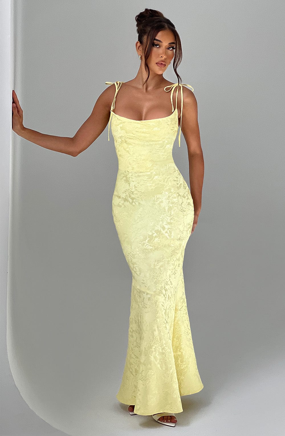 Whitney Maxi Dress - Lemon Avalabel