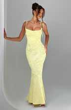 Whitney Maxi Dress - Lemon Avalabel