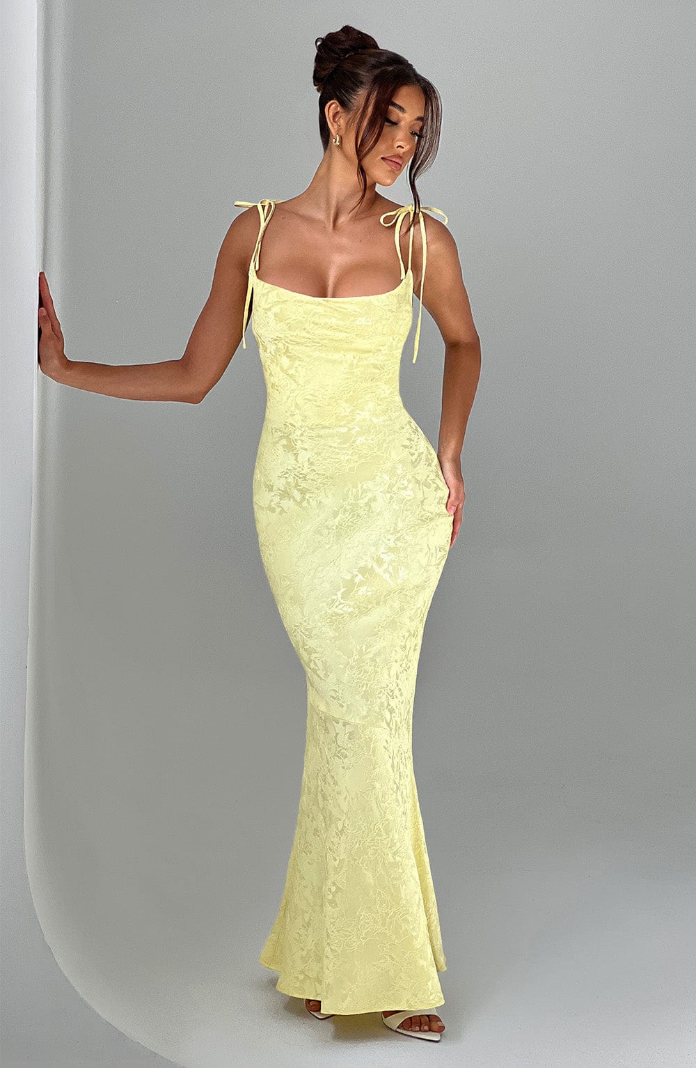 Whitney Maxi Dress - Lemon Avalabel