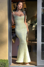 Whitney Maxi Dress - Lemon Avalabel