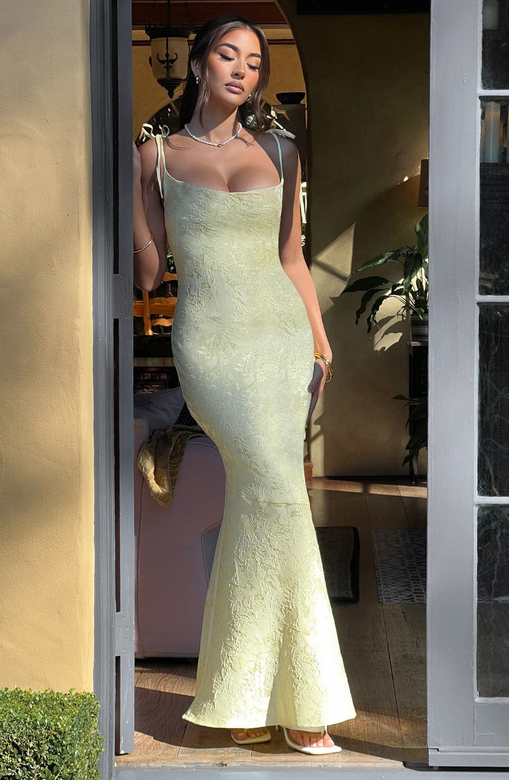 Whitney Maxi Dress - Lemon Avalabel