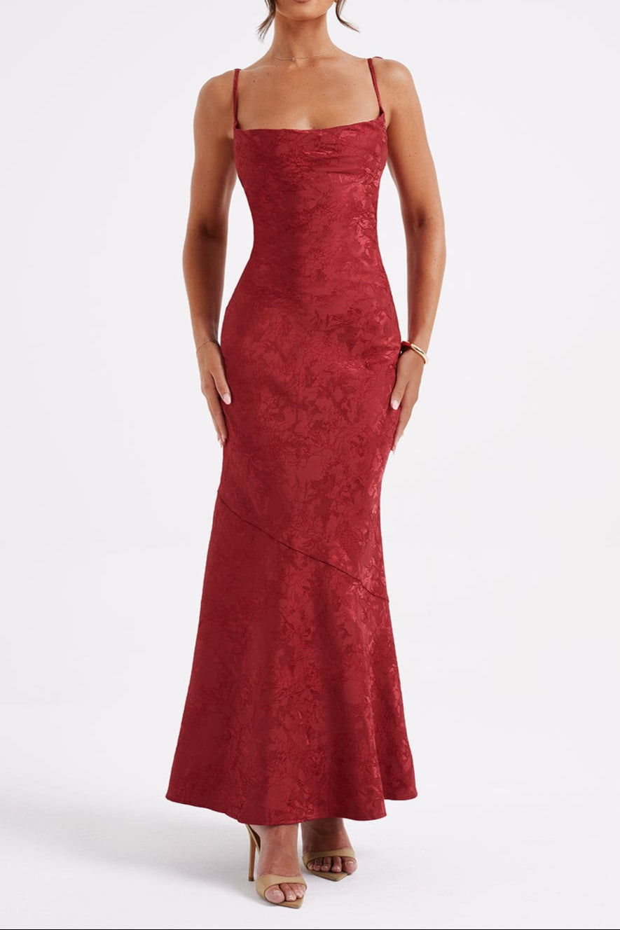 Whitney Maxi Dress - Red Avalabel