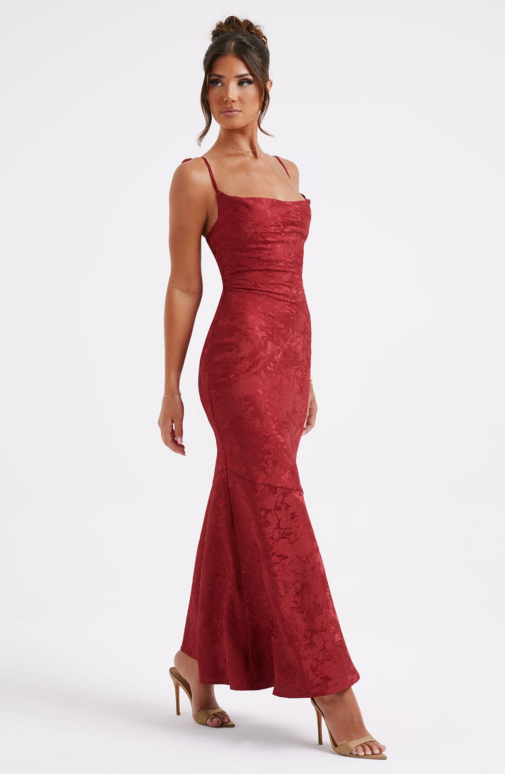 Whitney Maxi Dress - Red Avalabel