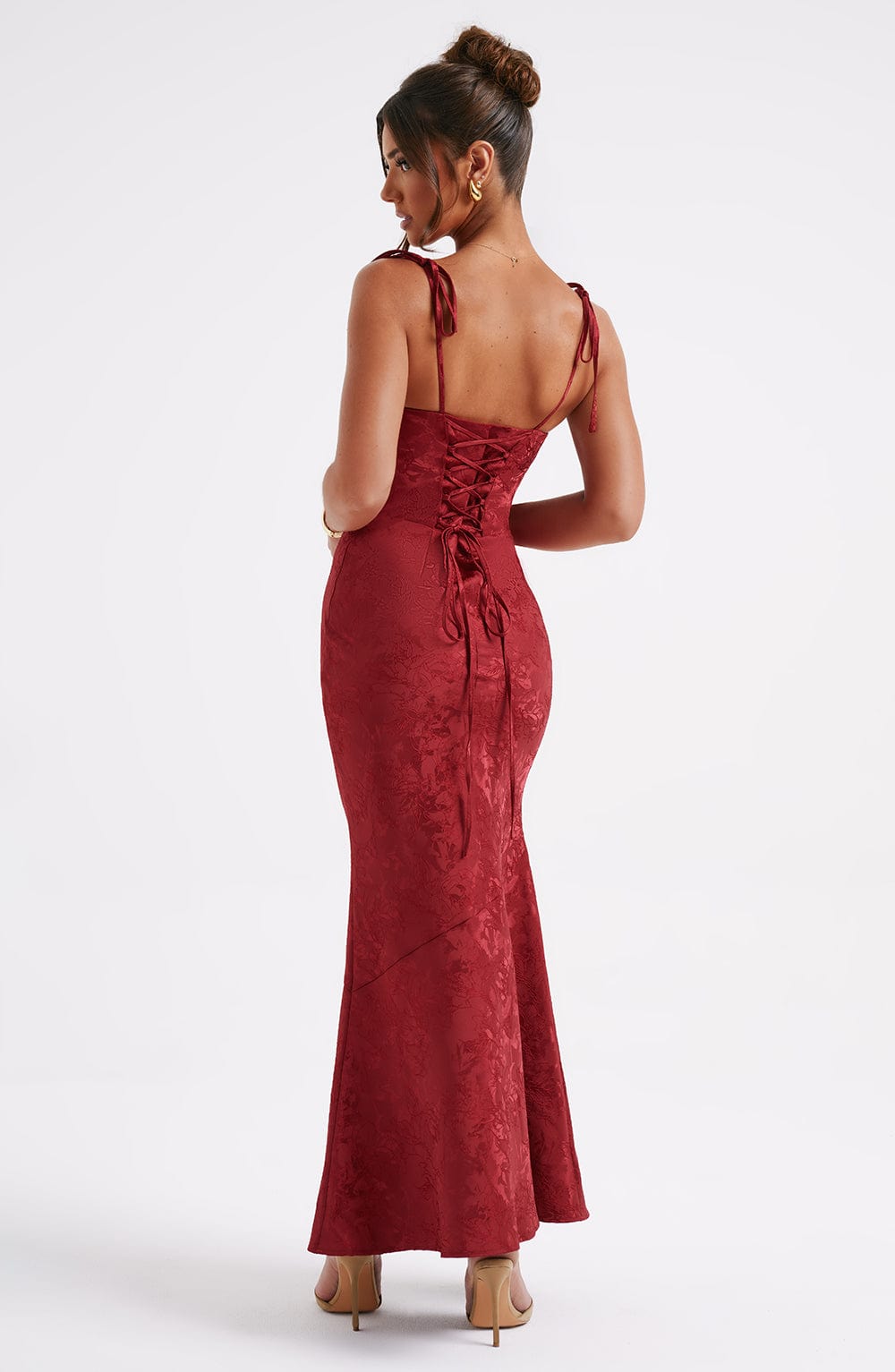 Whitney Maxi Dress - Red Avalabel