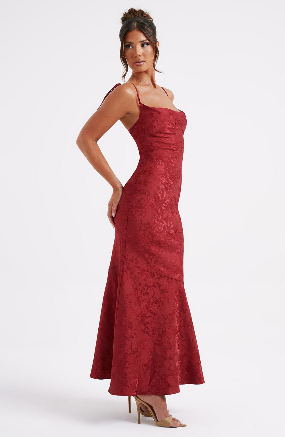 Whitney Maxi Dress - Red Avalabel