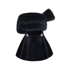 Wivika velvet fur dress Avalabel