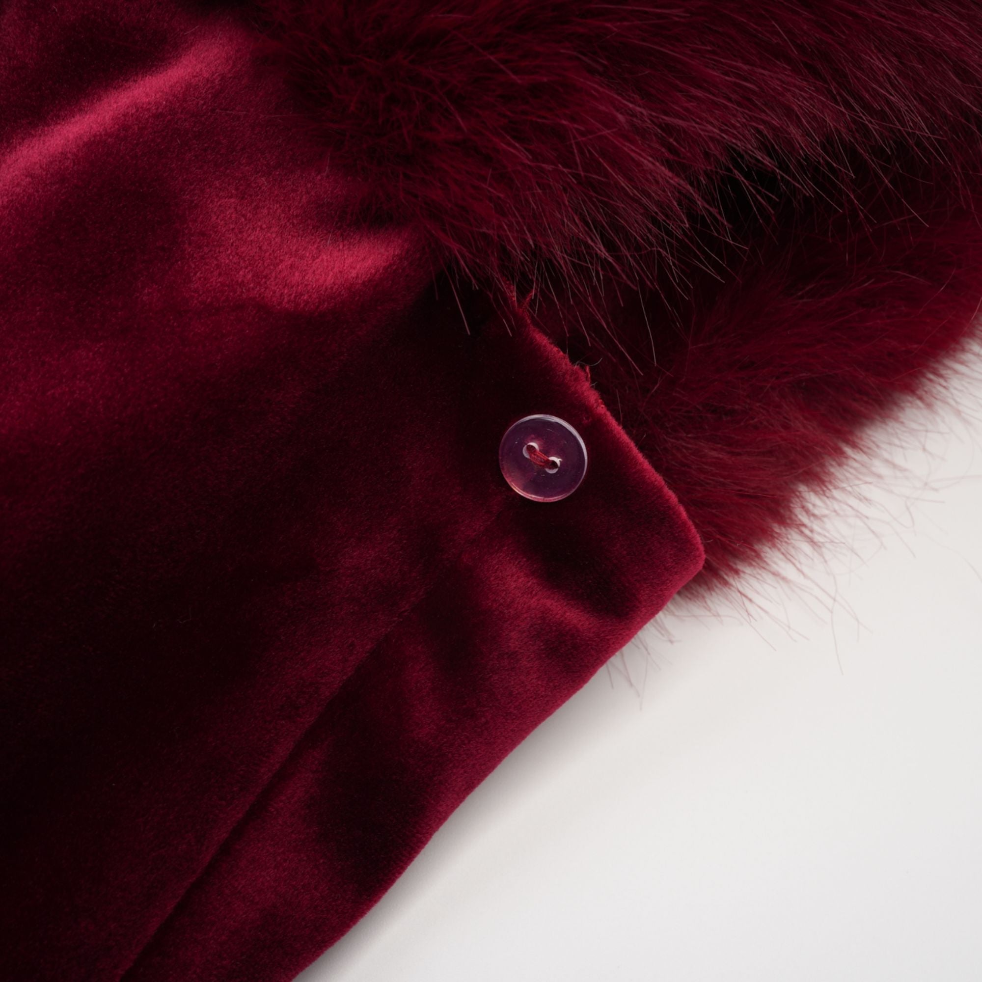 Wivika velvet fur dress Avalabel