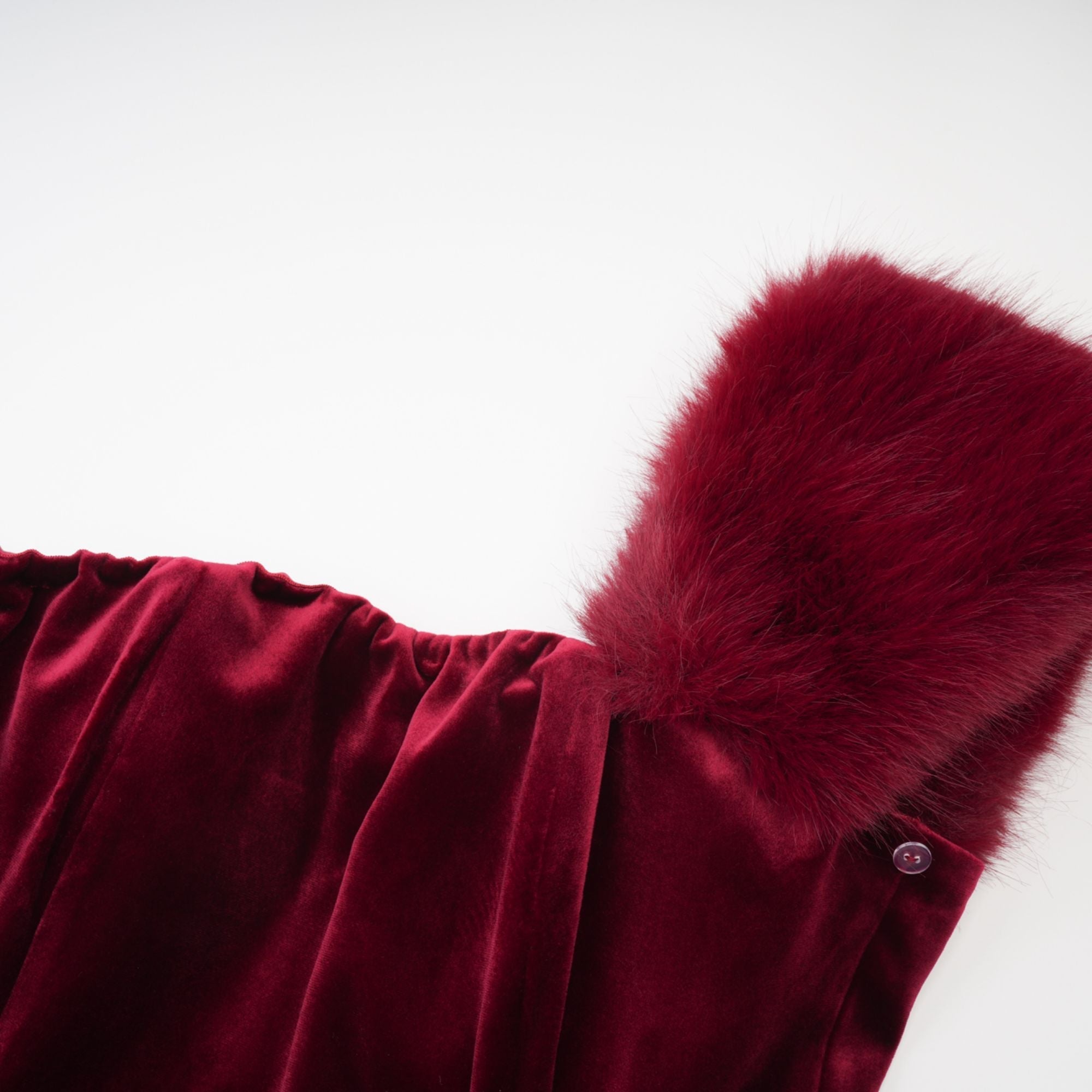 Wivika velvet fur dress Avalabel