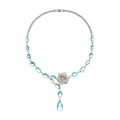 Yvette Drop Pendant Crystal Necklace Avalabel