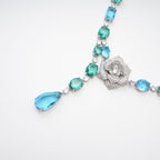 Yvette Drop Pendant Crystal Necklace Avalabel