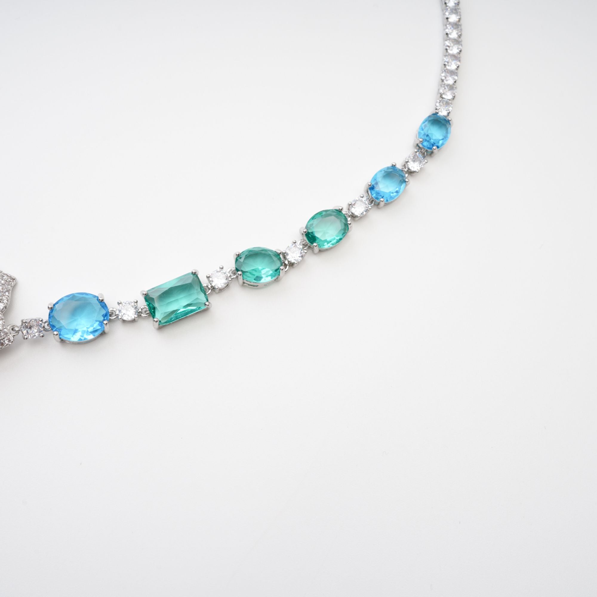 Yvette Drop Pendant Crystal Necklace Avalabel