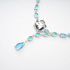 Yvette Drop Pendant Crystal Necklace Avalabel